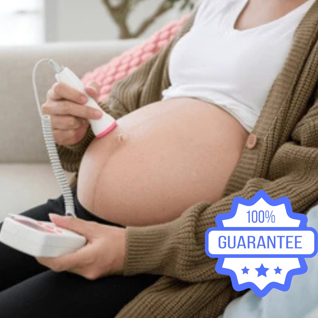 Heartsync Fetal Doppler| Listen to Baby's Heartbeat| Reduce Anxiety| For Home Use| OB Recommended, FDA Approved - illumababy