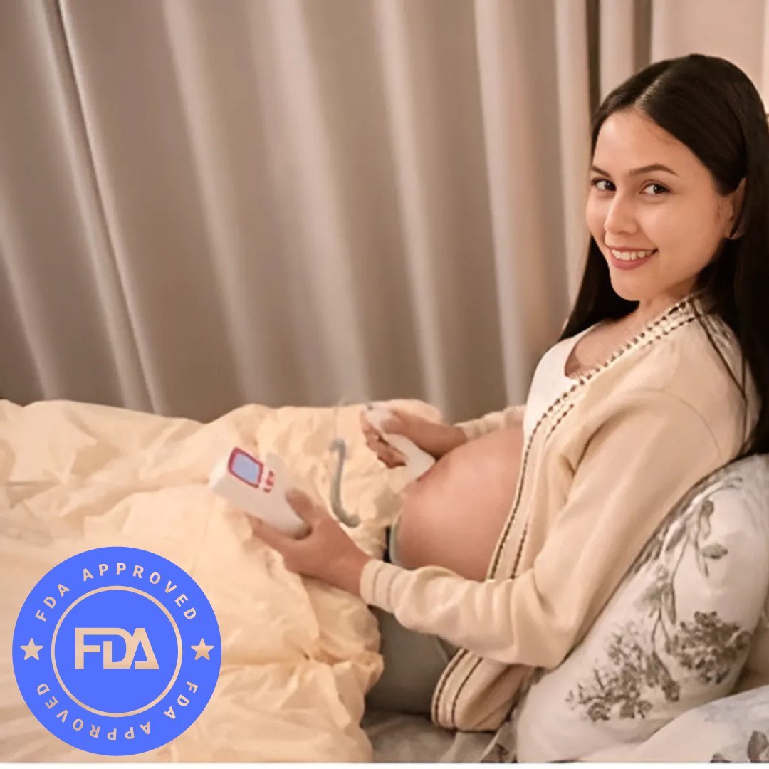 Heartsync Fetal Doppler| Listen to Baby's Heartbeat| Reduce Anxiety| For Home Use| OB Recommended, FDA Approved - illumababy
